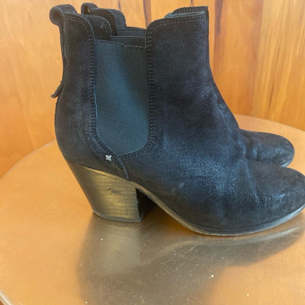 rag & bone | Women’s Black Suede Ankle Boots - 5.5